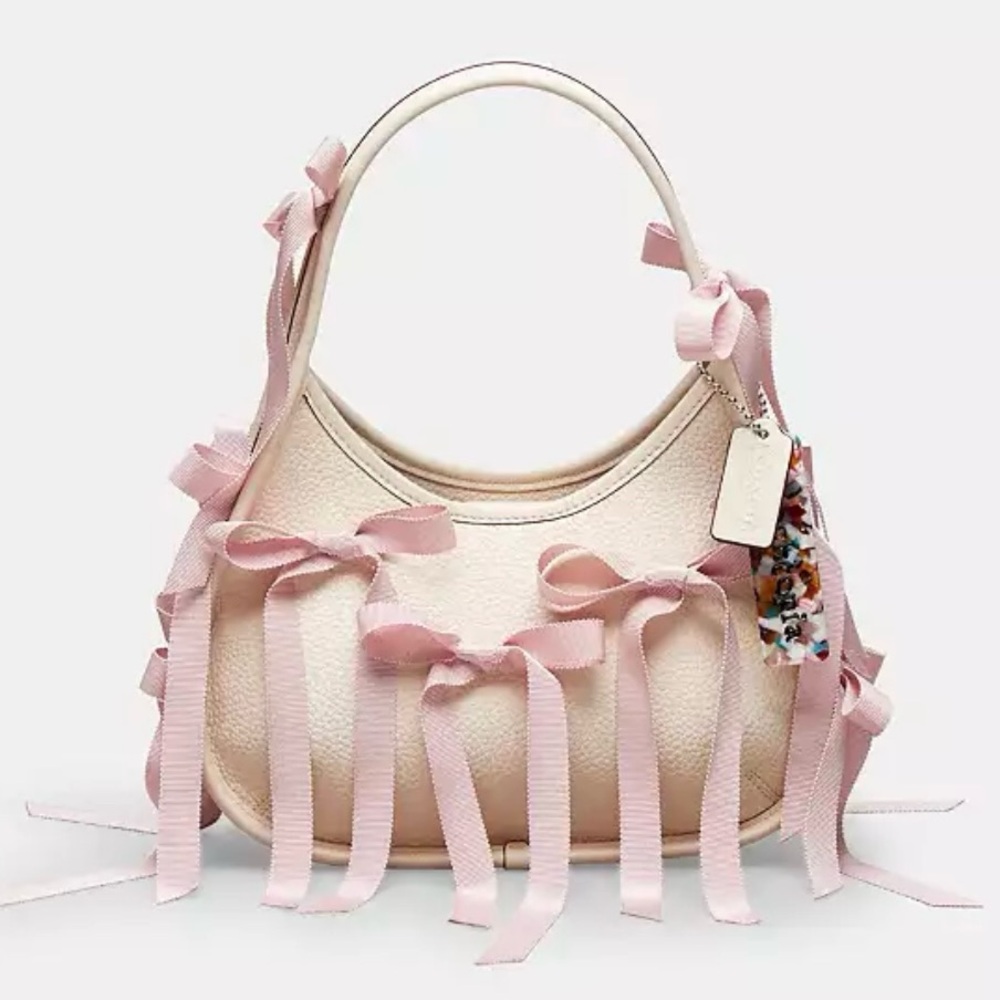 Coachtopia Ergo Bag Leather With Allover Bows